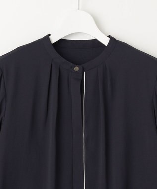 J.PRESS LADIES ジョーゼット カットソー ネイビー系