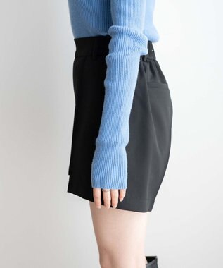 WEGO ピンタックショートパンツ ブラック