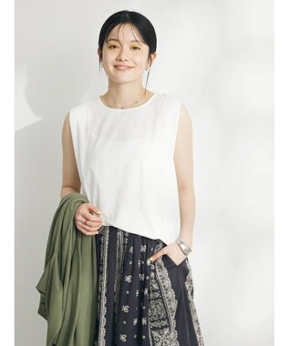 CRAFT STANDARD BOUTIQUE 肩タックノースリーブプルオーバー