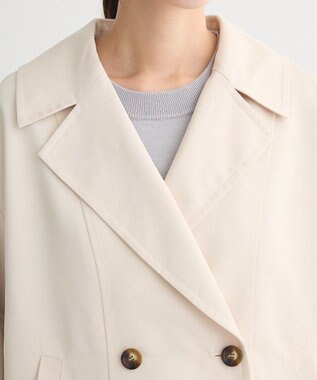 Green Parks 撥水加工　ショート丈トレンチコート Light Beige