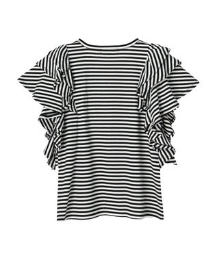 Green Parks ・ＳＵＧＡＲ　ＳＰＯＯＮ　ラッフルレイヤードＴシャツ Off White