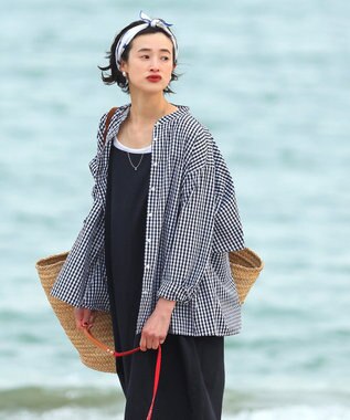 CRAFT STANDARD BOUTIQUE バックフリルシャツ Gingham Check