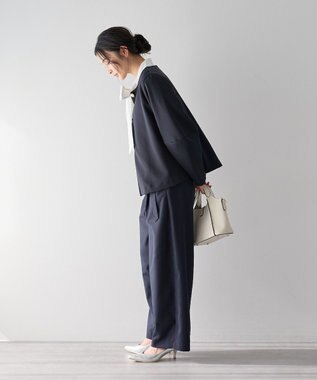 YECCA VECCA ダンボールニットジャケット Navy