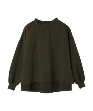 CRAFT STANDARD BOUTIQUE JQカットボリュームスリーブMOCプルオーバー1 Khaki