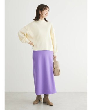 Green Parks ・ＥＬＥＮＣＡＲＥ　ＤＵＥ　ハイネックドルマンニット Ivory