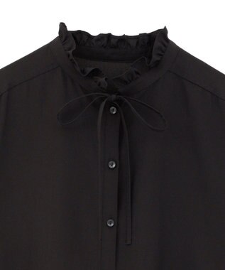 Green Parks フリルカラーインナーシャツ Black