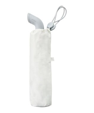 MOONBAT 【Pitaa】マグネット 無地 晴雨兼用日傘 折りたたみ傘 遮光率100%/UVカット率100%/UPF50+/遮熱効果/撥水加工/55cm ホワイト