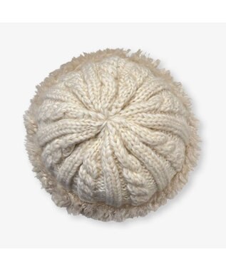 林八百吉商店 un chapeau  コンビファーニット ベージュ