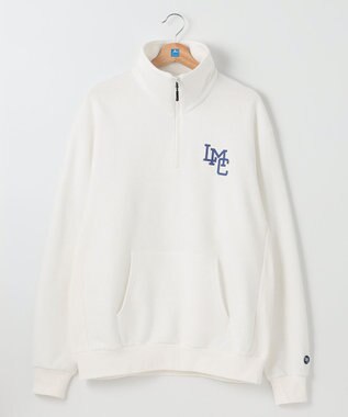 SHARE PARK LADIES 【UNISEX】MVS裏毛ハーフジップスウェット（S・Mサイズ） ホワイト