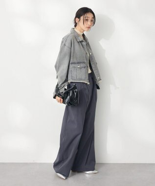 CRAFT STANDARD BOUTIQUE カットオフデニムショートジャケット Gray