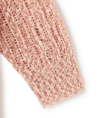 23区 【SLOW/一部店舗限定】エンブロイダリープルオーバー サマー ニット コーラルレッド