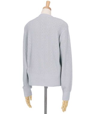 une nana cool とろみ素材がここちよいカーディガン　ｍｏｉ　ｒｏｏｍ（モアルーム） グレー