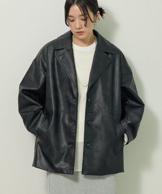 Green Parks フェイクレザージャケット