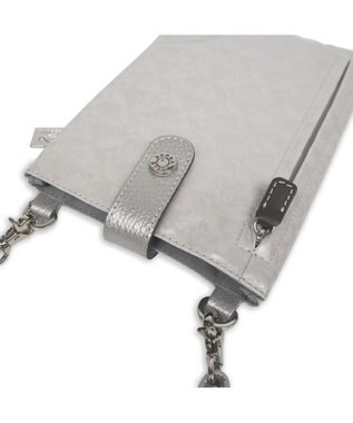 PELLE BORSA パスポートサイズショルダーバッグ Alive アライブ 4306 シルバー