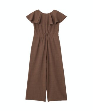 earth music&ecology ラッフルサロペット Brown