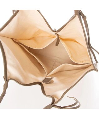 UNBILLION perche コットン×牛革付属トートバッグ L オーク