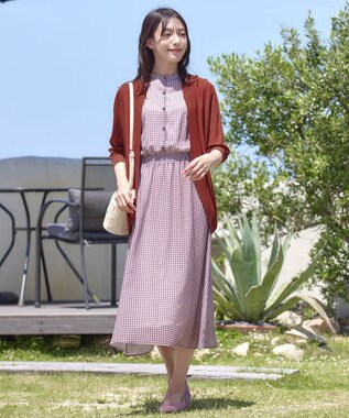 Tiaclasse ドルマンニットカーディガン サックス