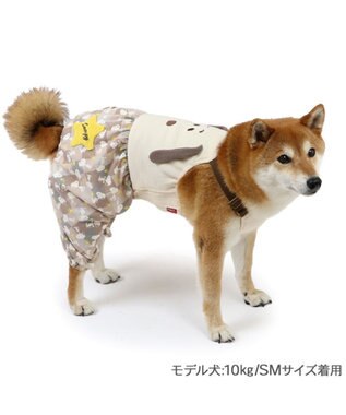 PET PARADISE スヌーピー オーバーオール 《ポップ柄》 中型犬 ポップ柄