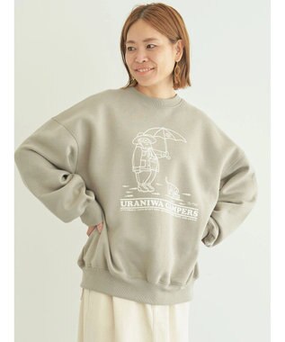 CRAFT STANDARD BOUTIQUE ＵＲＡＮＩＷＡ　ＣＡＭＰＥＲＳ　ＳＷＥＡＴ Gray Beige