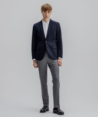 JOSEPH HOMME アロージャガードストレッチ　レギュラーカラーシャツ ホワイト系