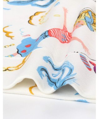 tsumori chisato SLEEP ツモリチサト パジャマ 綿混(本体) あったか 長袖 長ズボン レディース UDW400 /ワコール アイボリー