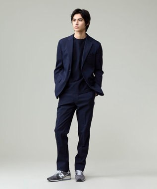 J.PRESS MEN シンプルかつアクセントの効いたデザインが魅力【UVカット / 吸水速乾】【J.PRESS PREMIUM JERSEY】リンクスチドリTシャツ ネイビー系