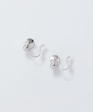 Phoebe 【痛くないシリーズ/金属アレルギー対応】スターリスビジューライトフィットイヤリング　シルバー シルバー