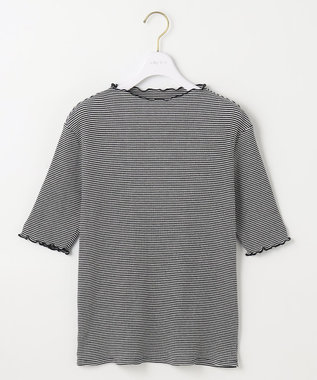 ANY SIS 【UVケア・接触冷感】キシリトール加工冷感 カットソー オフ×ブラック