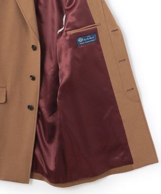 J.PRESS MEN 【LOROPIANA】ショートトップコート キャメル系