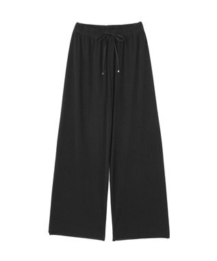 earth music&ecology 楊柳リラックスパンツ Black