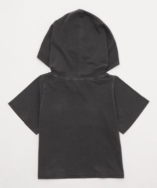 WEGO ピグメントフードちびT スミクロ