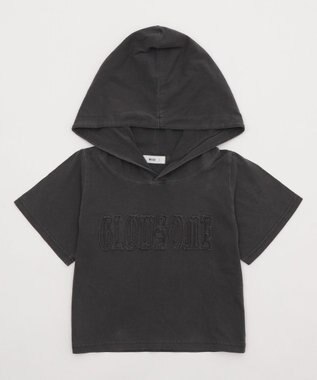 WEGO ピグメントフードちびT スミクロ