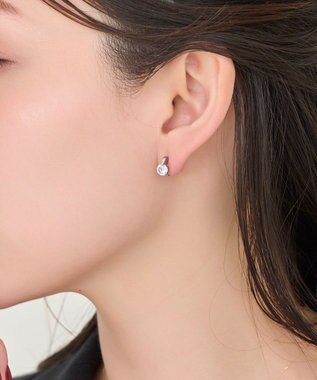 Phoebe 【痛くないシリーズ/金属アレルギー対応】スターリスビジューライトフィットイヤリング　シルバー シルバー