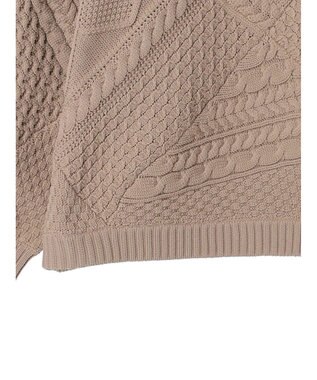 CRAFT STANDARD BOUTIQUE リサイクルポリエステルパッチワークプルオーバー Beige