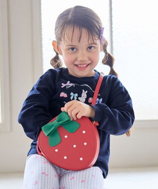 ANY KIDS 【Strawberry Collection】いちごポシェット レッド
