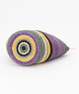 ONWARD CROSSET SELECT 【VIOLAd’ORO】MIRO アバカカラーボーダーバッグ S purple×yellow