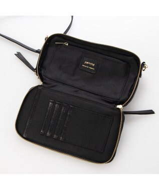 UNBILLION ペルケ perche / 縦横2wayウォレットショルダー ブラック