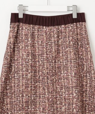 自由区 S プリントジャガードストレッチ スカート ベージュ系5