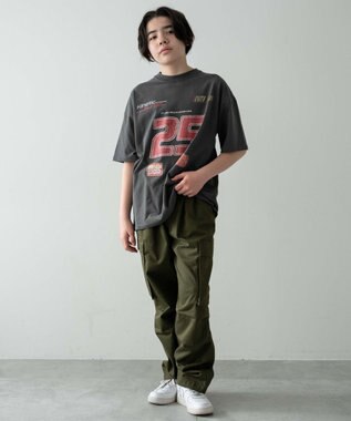 WEGO 【キッズ/150cm/160cm/ウエストゴム】イージーカーゴパンツ（JUNIOR） カーキ