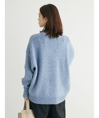 Green Parks ・Ｐｅｔｉｔ　Ｆｌｅｕｒ　ラメ＆スパンコールニット Blue