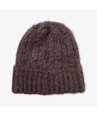 林八百吉商店 un chapeau ミンクケーブルワッチ ブラウン