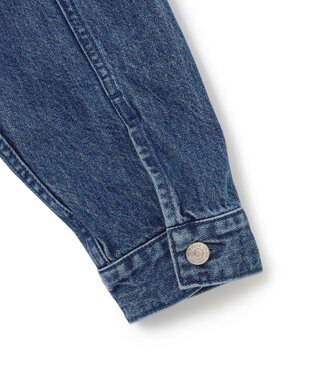 J.PRESS MEN 【J.PRESS ORIGINALS】SHIOTA DENIM Notched Jumper / Made in Japan ブルー系