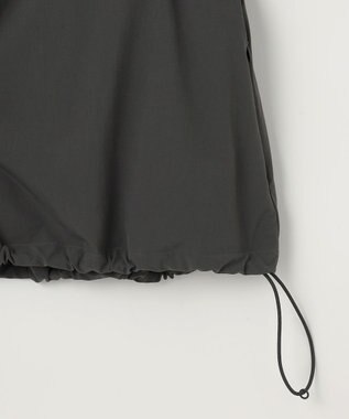 #Newans 【UVカット/撥水/接触冷感】ギャザーブラウス ラッシュガード チャコールグレー