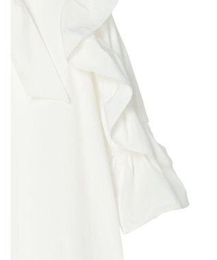 Maison de FLEUR ラッフルボウタイワンピース White