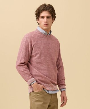 J.PRESS MEN ギマコットンカノコクルーネック ニット