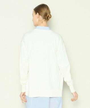 JOSEPH 【洗える】フィールコットン　カーディガン Ivory