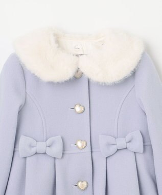 ANY KIDS ウールライクコート サックスブルー