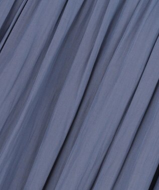 組曲 ギャザーライトデシン パンツ ダルブルー系