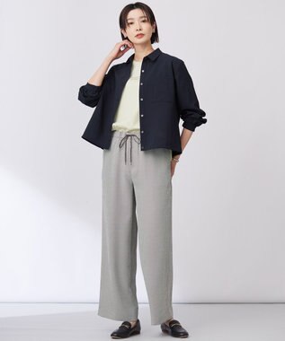 J.PRESS LADIES 【洗える】ロゴTEE カットソー ライム系