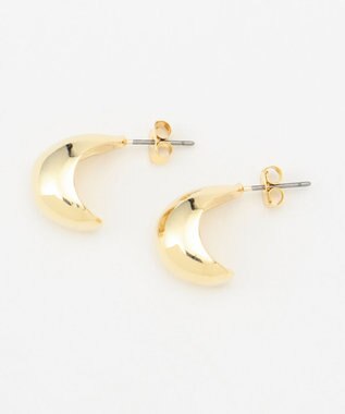  【WEB限定】メタルムーンピアス(両耳用)